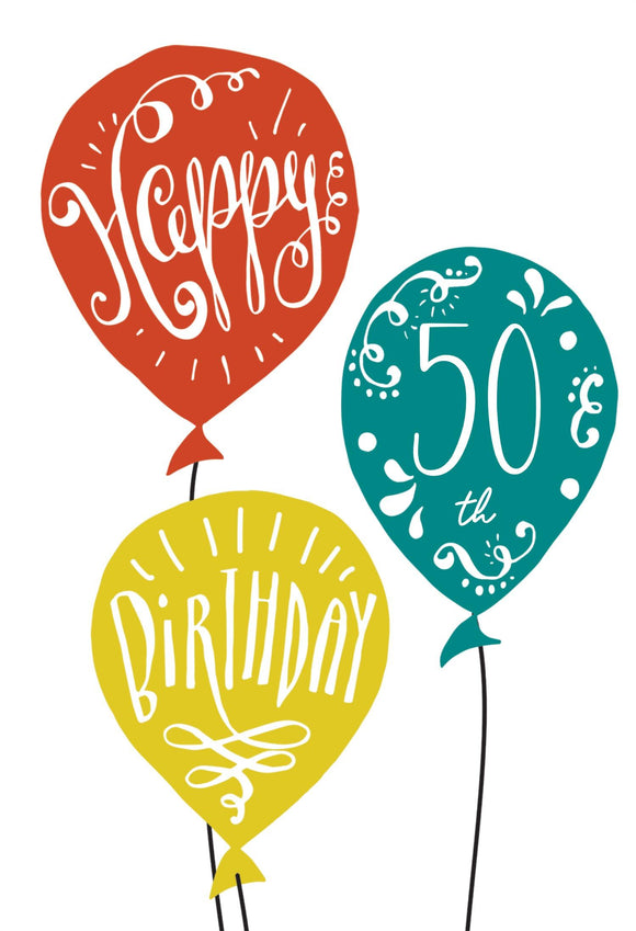 3 Balloons 50 (50 Years)