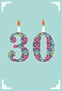 Floral 30th Birthday (30 Years)