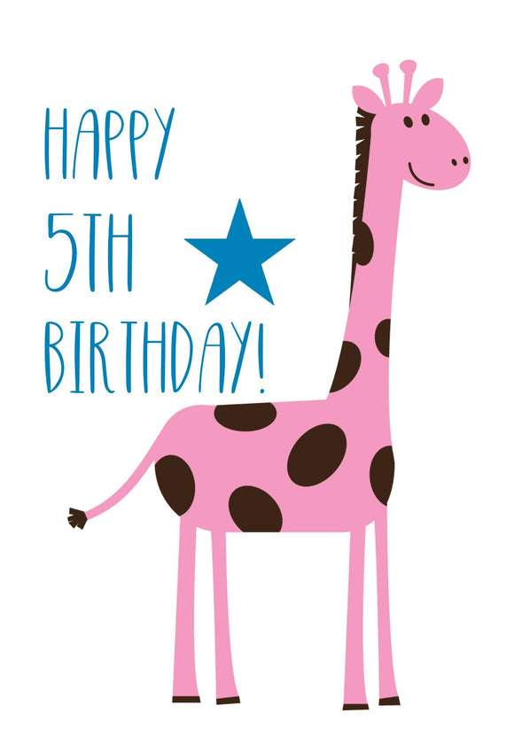 Happy Giraffe 5 (5 Years)