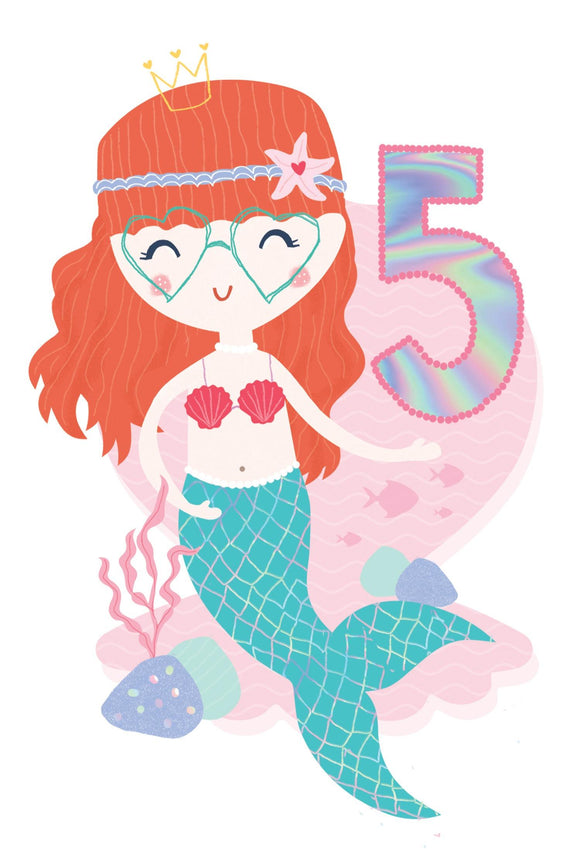 5th Birthday Mermaid (5 Years)