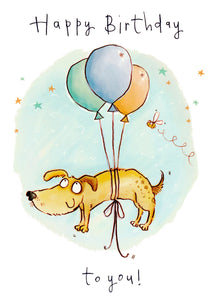 Dog and Balloons