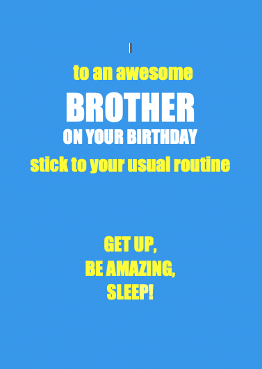 Awesome Brother