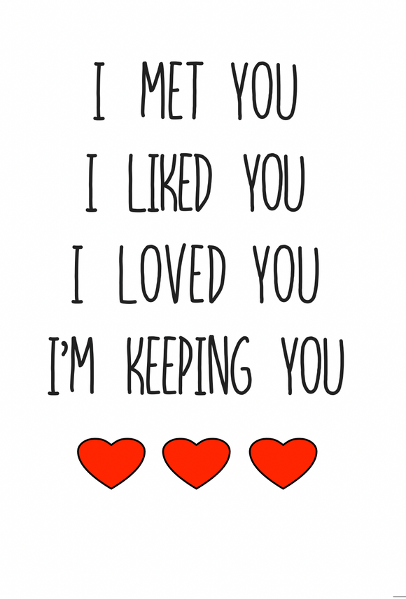 I'm Keeping You