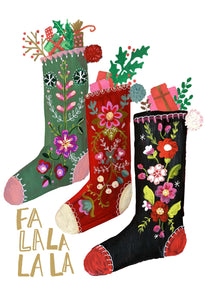 Christmas Stocking Falalalala