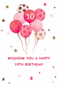 Pink Balloons 10 (10 Years)