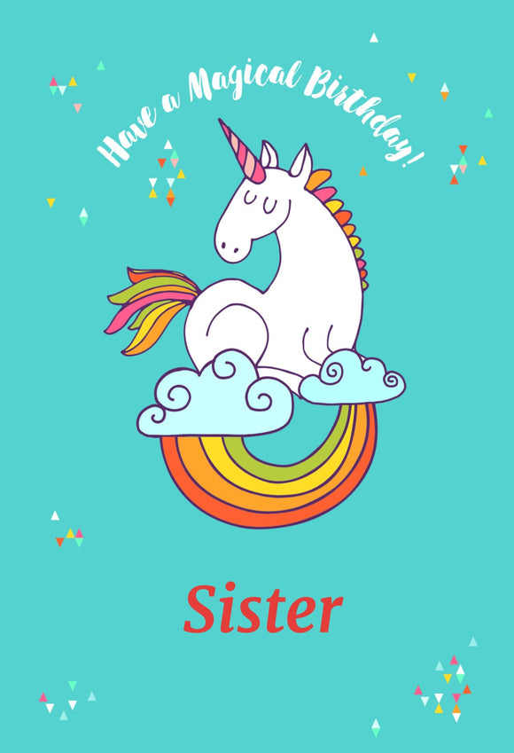 Rainbow Unicorn Sister